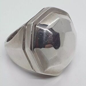 Big Michael Dawkins Statement Ring Sterling Silver Size 6